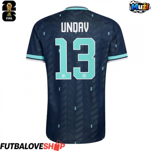 Dres Nemecko Deniz Undav #13 Preč MS 2026 Krátky Rukáv